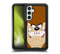 Head Case Designs sous Licence Officielle Looney Tunes Tasmanian Démon Visage Plein Étui Antichoc Ultra-Blindé Compatible avec Samsung Galaxy S23 FE 5G