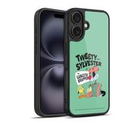 Head Case Designs sous Licence Officielle Looney Tunes Tweety and Sylvester The Cat Saison Coque en Gel renforcée [Protection de Qualité Militaire] Compatible avec Apple iPhone 16