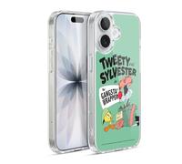 Head Case Designs sous Licence Officielle Looney Tunes Tweety and Sylvester The Cat Saison Coque en Gel [Protection de Qualité Militaire] Compatible avec Apple iPhone 17 Et Compatible avec MagSafe