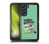 Head Case Designs sous Licence Officielle Looney Tunes Tweety and Sylvester The Cat Saison Étui Antichoc Ultra-Blindé Compatible avec Samsung Galaxy S21 FE 5G