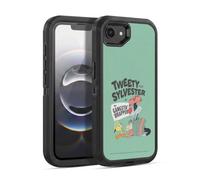 Head Case Designs sous Licence Officielle Looney Tunes Tweety and Sylvester The Cat Saison Étui Antichoc Ultra-Blindé Compatible avec Apple iPhone 16e / iPhone 17e