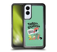 Head Case Designs sous Licence Officielle Looney Tunes Tweety and Sylvester The Cat Saison Étui Antichoc Ultra-Blindé Compatible avec Samsung Galaxy S25 Edge