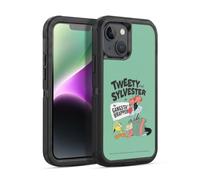 Head Case Designs sous Licence Officielle Looney Tunes Tweety and Sylvester The Cat Saison Étui Antichoc Ultra-Blindé Compatible avec Apple iPhone 14