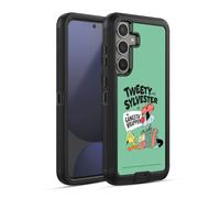 Head Case Designs sous Licence Officielle Looney Tunes Tweety and Sylvester The Cat Saison Étui Antichoc Ultra-Blindé Compatible avec Samsung Galaxy S24 FE