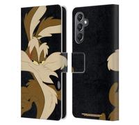 Head Case Designs sous Licence Officielle Looney Tunes Wile E. Coyote Personnages Étui Portefeuille en Cuir Compatible avec Samsung Galaxy A25 5G