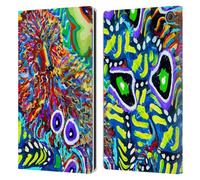 Head Case Designs sous Licence Officielle Mad Dog Art Gallery Caniche Électrique Chiens 2 Étui Portefeuille en Cuir Compatible avec Amazon Fire Max 11 2023