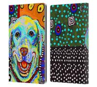 Head Case Designs sous Licence Officielle Mad Dog Art Gallery Heureux Chiens 2 Étui Portefeuille en Cuir Compatible avec Amazon Fire Max 11 2023