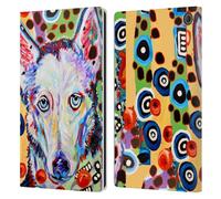 Head Case Designs sous Licence Officielle Mad Dog Art Gallery Husky Doo Chiens 2 Étui Portefeuille en Cuir Compatible avec Amazon Fire Max 11 2023