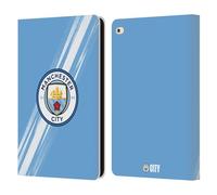 Head Case Designs sous Licence Officielle Manchester City Man City FC Accueil Kit De Badges 2025/26 Étui Portefeuille en Cuir Compatible avec Apple iPad Air 2 (2014)
