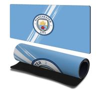 Head Case Designs sous Licence Officielle Manchester City Man City FC Accueil Kit De Badges 2025/26 23.62 x 11.81 x 0.12 inches (600 x 300 mm) - L Tapis De Souris pour Jeux Bureau PC Clavier