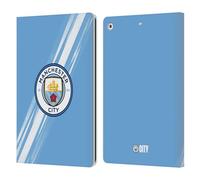 Head Case Designs sous Licence Officielle Manchester City Man City FC Accueil Kit De Badges 2025/26 Étui Portefeuille en Cuir Compatible avec Apple iPad 10.2 2019/2020/2021