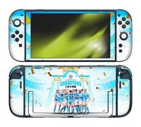 Head Case Designs sous Licence Officielle Manchester City Man City FC Affiche De L'équipe Champions 2023 Vinyle Autocollant De Jeu Peau Autocollant Couverture Compatible avec Nintendo Switch 2