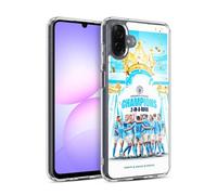 Head Case Designs sous Licence Officielle Manchester City Man City FC Affiche De L'équipe Champions 2023 Coque en Gel [Protection de Qualité Militaire] Compatible avec Samsung Galaxy A07