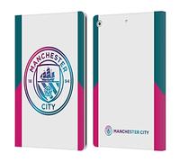 Head Case Designs sous Licence Officielle Manchester City Man City FC Away 2021/22 Badge Kit Étui Portefeuille en Cuir Compatible avec Apple iPad 10.2 2019/2020/2021