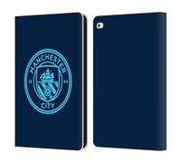 Head Case Designs sous Licence Officielle Manchester City Man City FC Bleu Électrique Badge Étui Portefeuille en Cuir Compatible avec Apple iPad Air 2 (2014)
