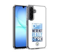 Head Case Designs sous Licence Officielle Manchester City Man City FC City We're Not Really Here Graphiques Coque en Gel [Protection de Qualité Militaire] Compatible avec Samsung Galaxy A17 4G / 5G