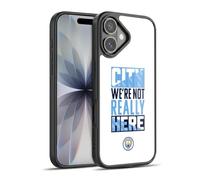 Head Case Designs sous Licence Officielle Manchester City Man City FC City We're Not Really Here Graphiques Coque en Gel renforcée [Protection de Qualité Militaire] Compatible avec Apple iPhone 17