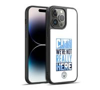 Head Case Designs sous Licence Officielle Manchester City Man City FC City We're Not Really Here Graphiques Coque en Gel renforcée [Qualité Militaire] Compatible avec Apple iPhone 14 Pro Max