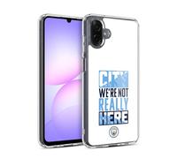 Head Case Designs sous Licence Officielle Manchester City Man City FC City We're Not Really Here Graphiques Coque en Gel [Protection de Qualité Militaire] Compatible avec Samsung Galaxy A07