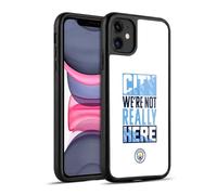 Head Case Designs sous Licence Officielle Manchester City Man City FC City We're Not Really Here Graphiques Coque en Gel renforcée [Protection de Qualité Militaire] Compatible avec Apple iPhone 11