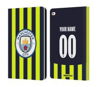 Head Case Designs sous Licence Officielle Manchester City Man City FC Coutume Personnalisé Away Kit De Badges 2024/25 Étui Portefeuille en Cuir Compatible avec Apple iPad Air 2 (2014)