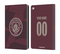 Head Case Designs sous Licence Officielle Manchester City Man City FC Coutume Personnalisé Troisième Kit De Badges 2024/25 Étui Portefeuille en Cuir Compatible avec Apple iPad Air 2 (2014)