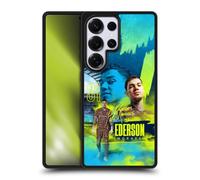Head Case Designs sous Licence Officielle Manchester City Man City FC Éderson 2024/25 Première Équipe Coque en Gel renforcée [Protection de Qualité Militaire] Compatible avec Samsung Galaxy S25 Ultra