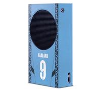 Head Case Designs Sous Licence Officielle Manchester City Man City FC Erling Haaland 2024/25 Joueurs Home Kit Enveloppement De Console De Jeu Compatible avec Xbox Series S Console
