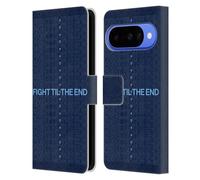 Head Case Designs sous Licence Officielle Manchester City Man City FC Fight 'Til The End Graphiques Étui Portefeuille en Cuir Compatible avec Google Pixel 10