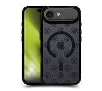 Head Case Designs sous Licence Officielle Manchester City Man City FC Flag Icône de Logo Black Shockproof Bumper Case [Military Grade] Compatible with Apple iPhone 17 Air and Compatible with MagSafe