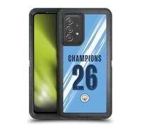 Head Case Designs sous Licence Officielle Manchester City Man City FC Maison Kit 2026 Coupe Champions Étui Antichoc Ultra-Blindé Compatible avec Galaxy A52 / A52s / 5G (2021)