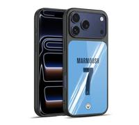Head Case Designs sous Licence Officielle Manchester City Man City FC Omar Marmoush 2025/26 Joueurs Home Kit Coque en Gel renforcée [Qualité Militaire] Compatible avec Apple iPhone 17 Pro Max