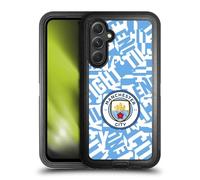 Head Case Designs sous Licence Officielle Manchester City Man City FC Sky Blue Pattern Fight Graphiques Étui Antichoc Ultra-Blindé Compatible avec Samsung Galaxy A54 5G