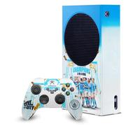 Head Case Designs Sous Licence Officielle Manchester City Man City FC Team Poster 2023 Champions Enveloppement De Console De Jeu Et Skins Pour Manette compatible avec Xbox Series S Console & Controller Bundle