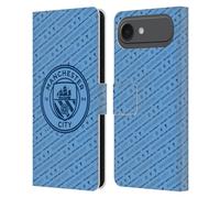 Head Case Designs sous Licence Officielle Manchester City Man City FC The Best Team Modèles Étui Portefeuille en Cuir Compatible avec Apple iPhone 17 Air