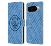 Head Case Designs sous Licence Officielle Manchester City Man City FC The Best Team Modèles Étui Portefeuille en Cuir Compatible avec Google Pixel 10 Pro XL