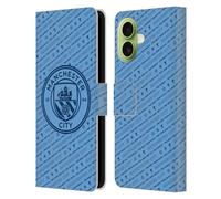 Head Case Designs sous Licence Officielle Manchester City Man City FC The Best Team Modèles Étui Portefeuille en Cuir Compatible avec Apple iPhone 17