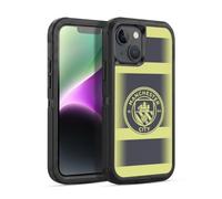 Head Case Designs sous Licence Officielle Manchester City Man City FC Third 2022/23 Badge Kit Étui Antichoc Ultra-Blindé Compatible avec Apple iPhone 14