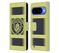 Head Case Designs sous Licence Officielle Manchester City Man City FC Third 2022/23 Badge Kit Étui Portefeuille en Cuir Compatible avec Google Pixel 10