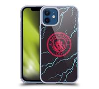 Head Case Designs sous Licence Officielle Manchester City Man City FC Troisième Kit De Badges 2023/24 Coque en Gel Doux Compatible avec Apple iPhone 12 / iPhone 12 Pro