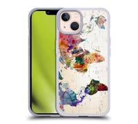 Head Case Designs sous Licence Officielle Mark Ashkenazi Carte du Monde Culture Pop Coque en Gel [Protection de Qualité Militaire] Compatible avec Apple iPhone 13 Et Compatible avec MagSafe