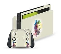 Head Case Designs sous Licence Officielle Mark Ashkenazi Cheval Mix Art Vinyle Autocollant De Jeu Peau Autocollant Couverture Compatible avec Nintendo Switch OLED Bundle