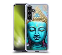 Head Case Designs sous Licence Officielle Mark Ashkenazi Face Lotus Bouddha Coque en Gel [Protection de Qualité Militaire] Compatible avec Samsung Galaxy S24+ 5G