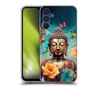 Head Case Designs sous Licence Officielle Mark Ashkenazi Lotus Et Papillon Bouddha Coque en Gel [Protection de Qualité Militaire] Compatible avec Samsung Galaxy A15