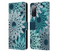 Head Case Designs sous Licence Officielle Mark Ashkenazi Pétales De Fleurs Fleurs Multicolores Coque en Cuir à Portefeuille Compatible avec Samsung Galaxy S20 FE / 5G