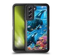 Head Case Designs sous Licence Officielle Michael David Ward Contes De La Mer Animaux Étui Antichoc Ultra-Blindé Compatible avec Samsung Galaxy S21 FE 5G