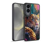 Head Case Designs sous Licence Officielle Michael David Ward Léopard Couché Animaux Coque en Gel renforcée [Protection de Qualité Militaire] Compatible avec Samsung Galaxy S25 Edge