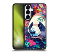 Head Case Designs sous Licence Officielle Michael David Ward Panda Animaux Coque en Gel renforcée [Protection de Qualité Militaire] Compatible avec Samsung Galaxy S25+