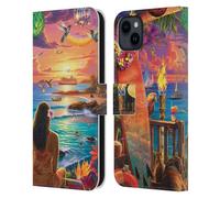 Head Case Designs sous Licence Officielle Michael David Ward Paradis Humour Et Botanique Étui Portefeuille en Cuir Compatible avec Apple iPhone 15 Plus