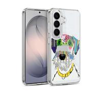 Head Case Designs sous Licence Officielle Michel Keck Fox Terrier Chiens Coque en Gel [Protection de Qualité Militaire] Compatible avec Samsung Galaxy S26 Plus